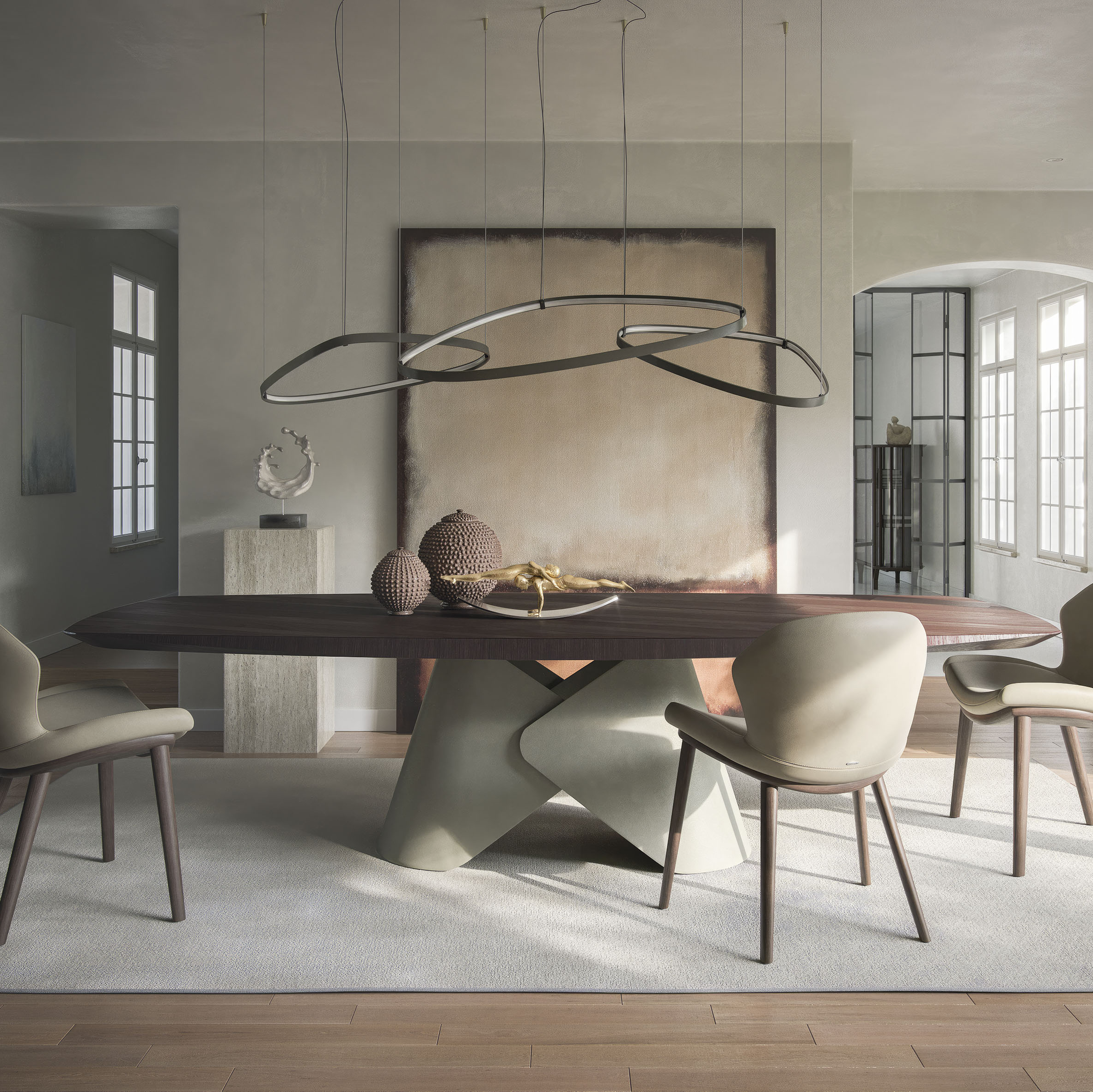 Scott Wood Dining Table - Thumbnail 3