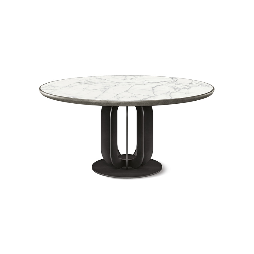 Soho Keramik Round Dining Table - Thumbnail 2