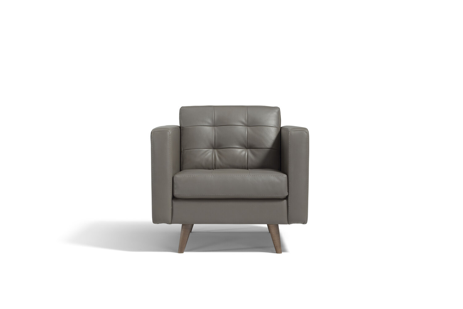 Viola Leather Armchair - Thumbnail 3