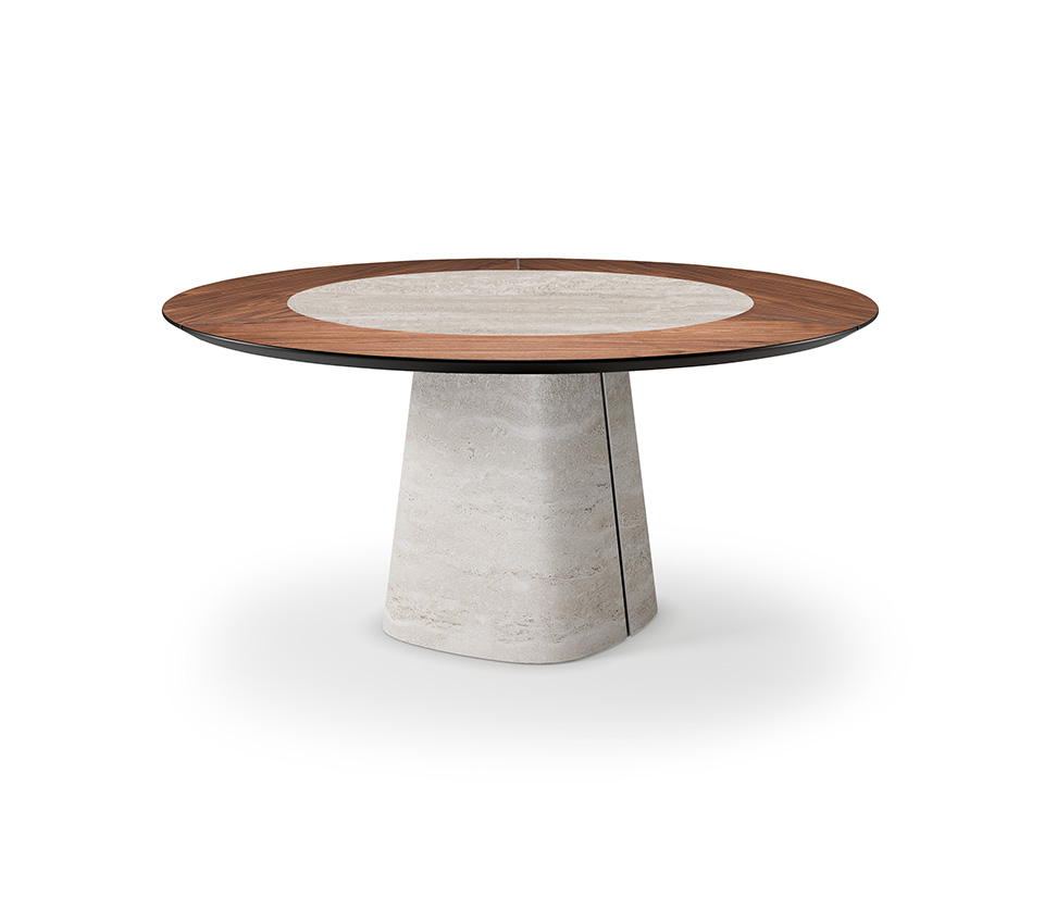 Rado Ker-Wood Round Dining Table - Thumbnail 3