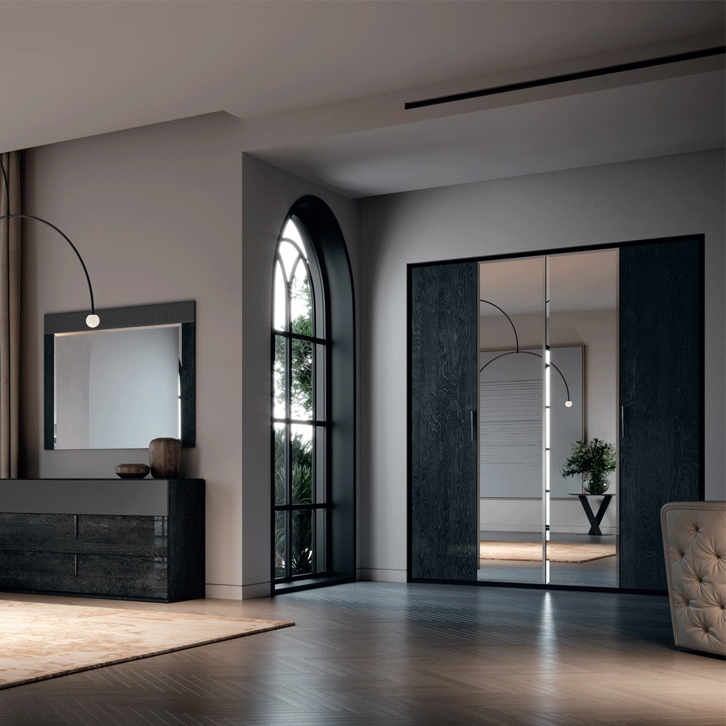 Onda 4-Door Wardrobe - Thumbnail 4