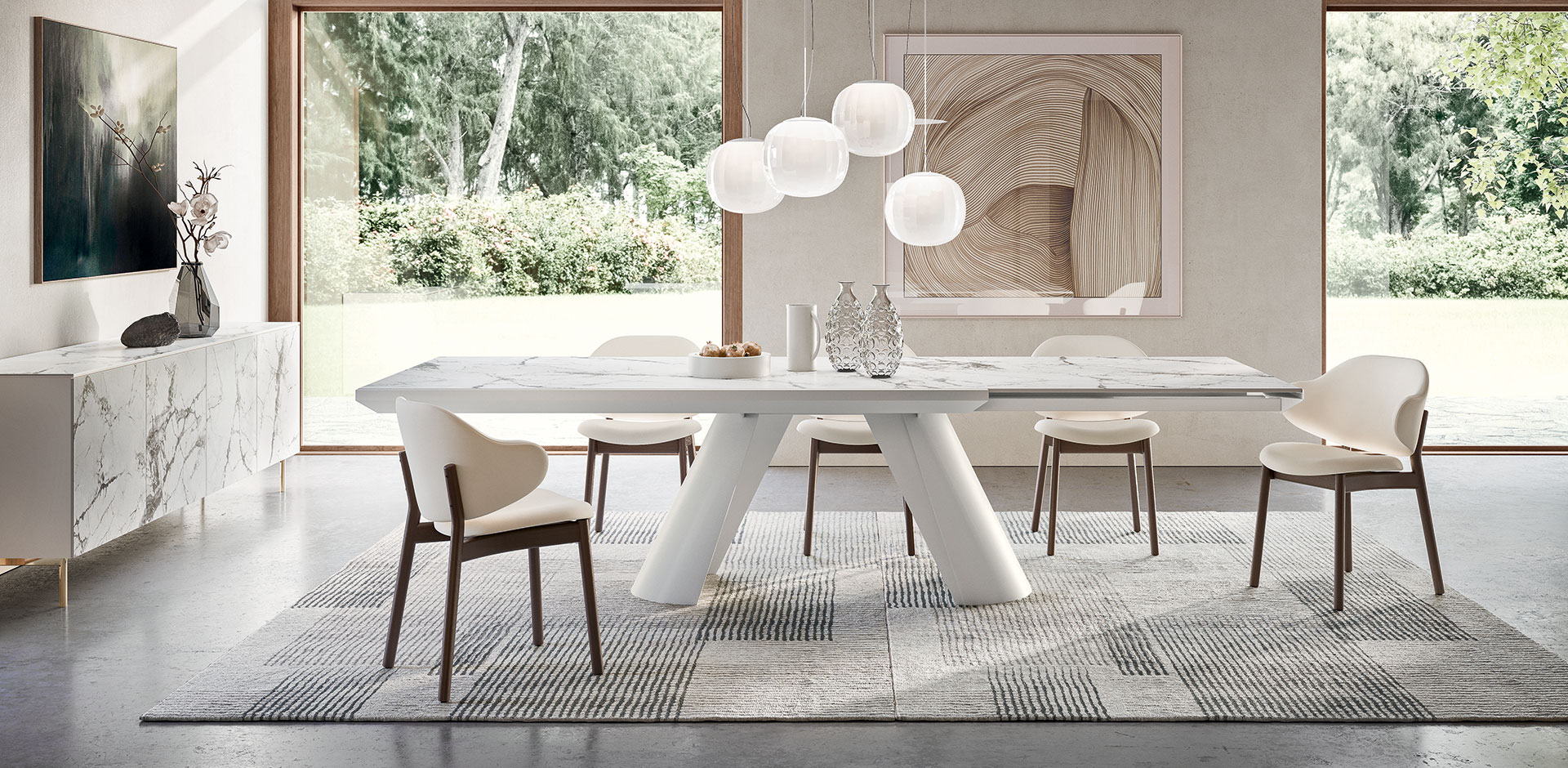CS4132-R 200 Apian Plus Dining Table by Calligaris
