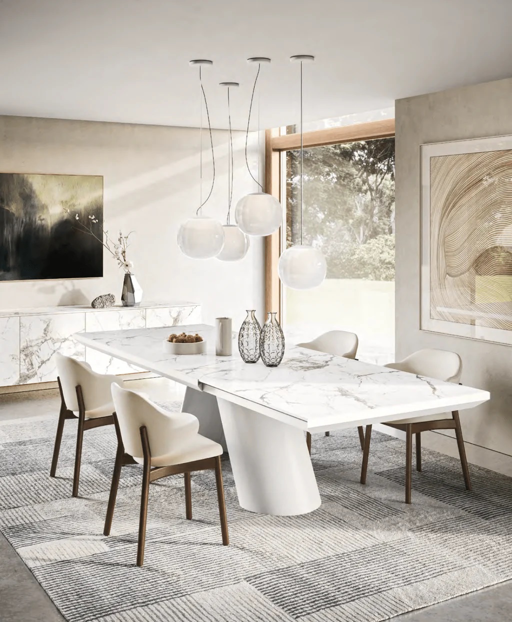 CS4132-R 200 Apian Plus Dining Table by Calligaris