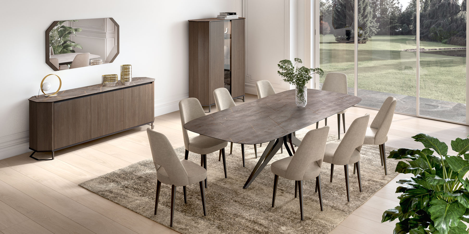 Hexagon Dining Table by Status Italy