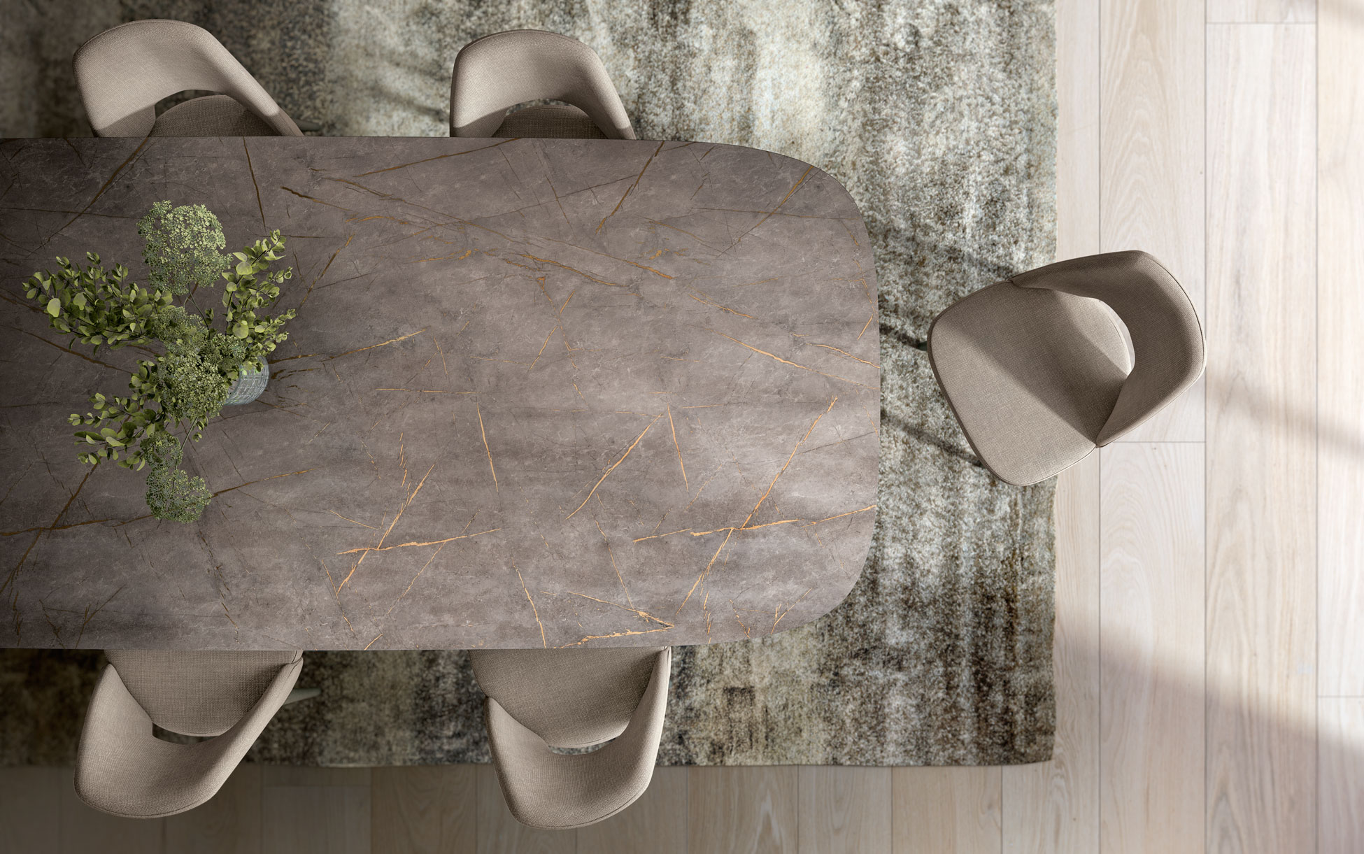Hexagon Dining Table by Status Italy