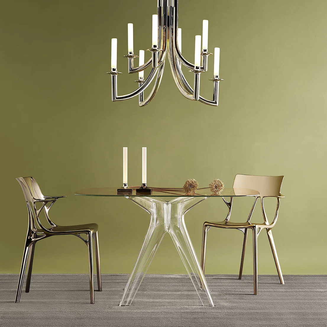 Kartell A.I. Metal Dining Chair - Thumbnail 4