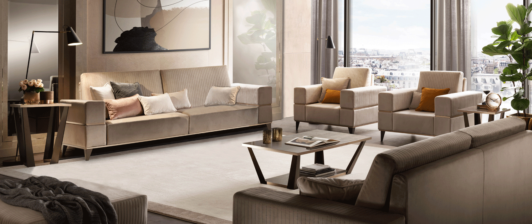 Arredoclassic Italy Ambra Adora Sofa - Thumbnail 2