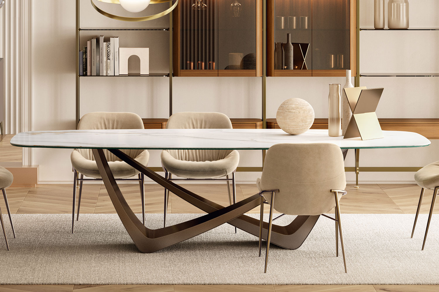 Bach Ceramic Dining Table