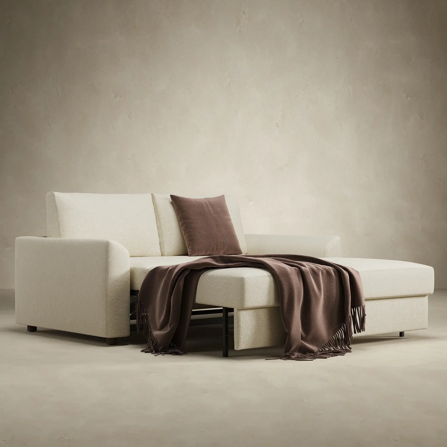 Neah Queen Size Sofa Bed with Standard Arms - Thumbnail 3