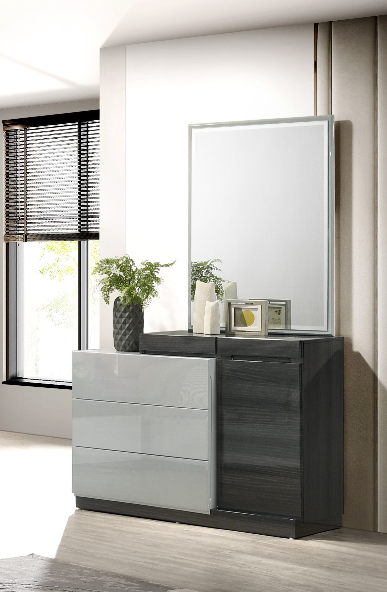 white christmas dresses Cube Storage Organizer Portable Closet Wardrobe Bedroom Dresser 25 Cubes,  White main image 0
