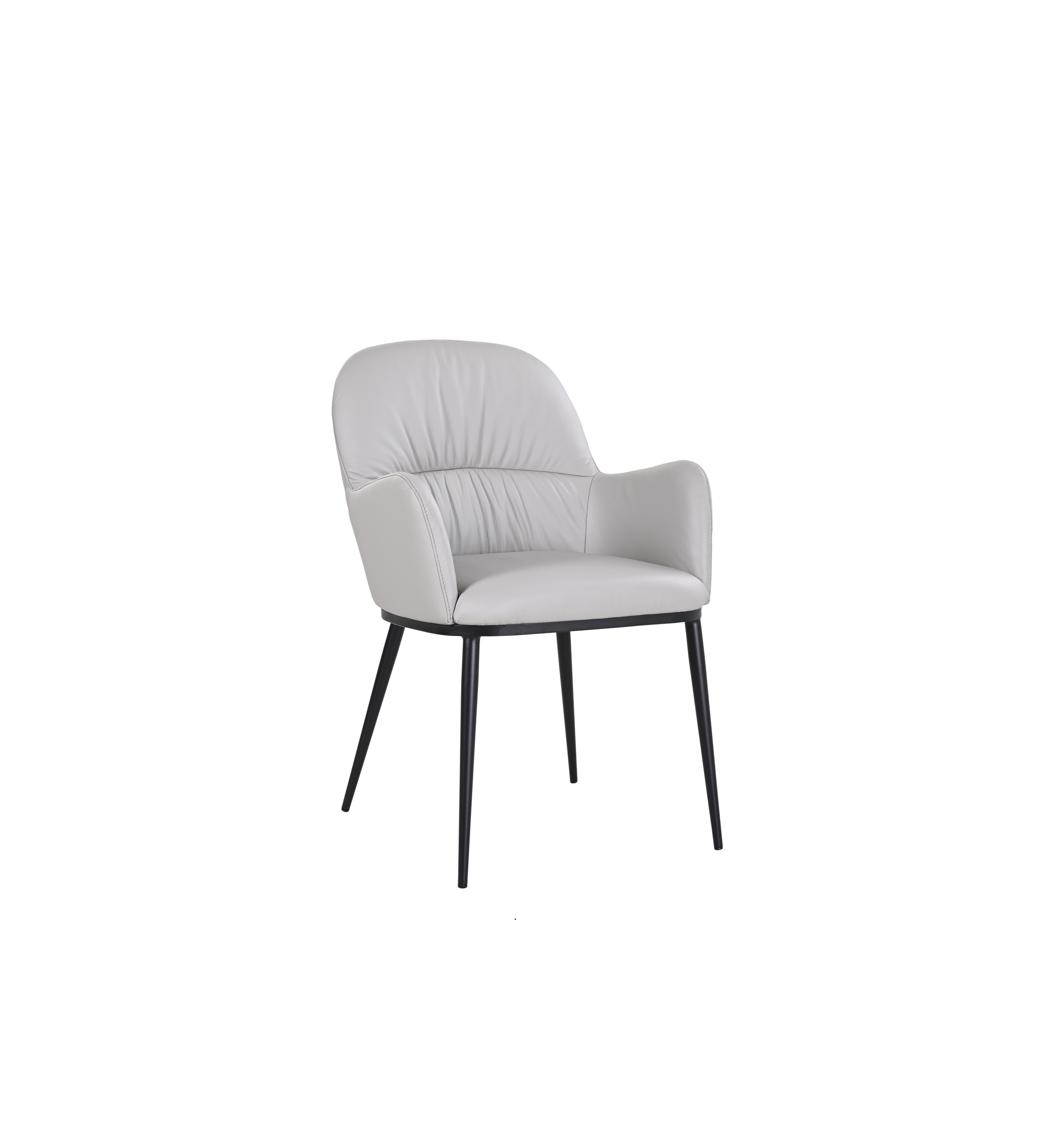 Kora Armchair Model 61220P - Pewter 804 Side.jpg