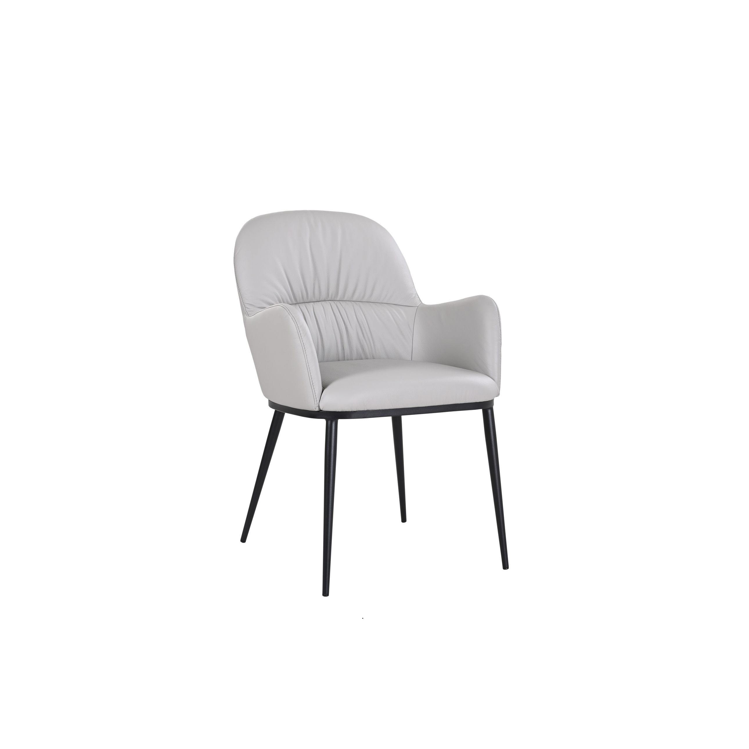 Kora Armchair Model 61220P - Pewter 804 Side.jpg