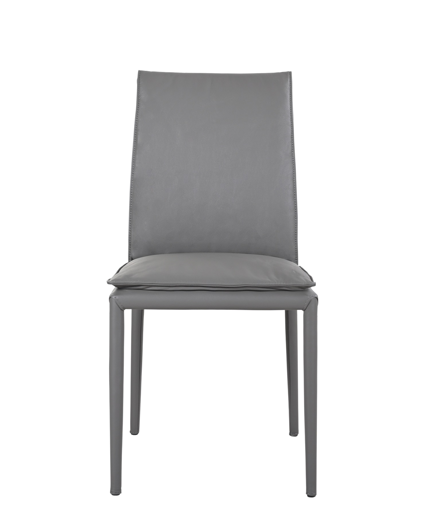 Togo Chair Model 61238M - Charcoal Grey 801 Front.jpg