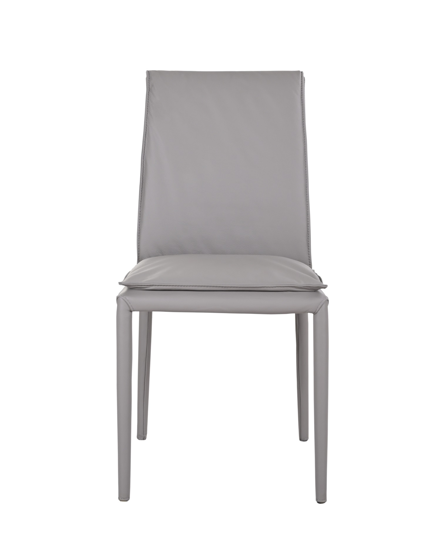 Togo Chair Model 61238M - Grey 821 Front.jpg