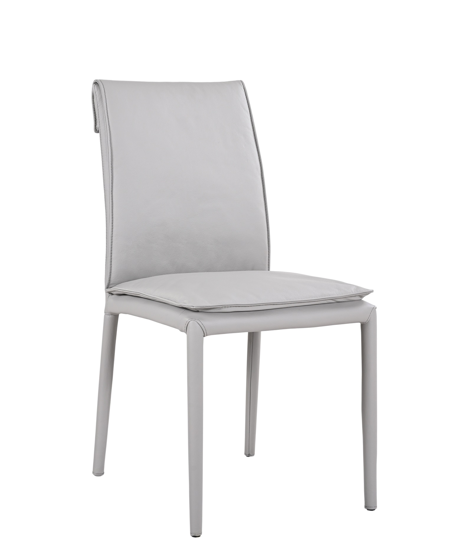 Togo Chair Model 61238M - Pewter 804 Side.jpg