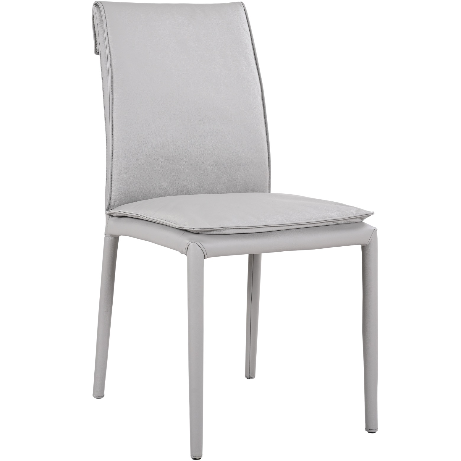 Togo Chair Model 61238M - Pewter 804 Side.jpg