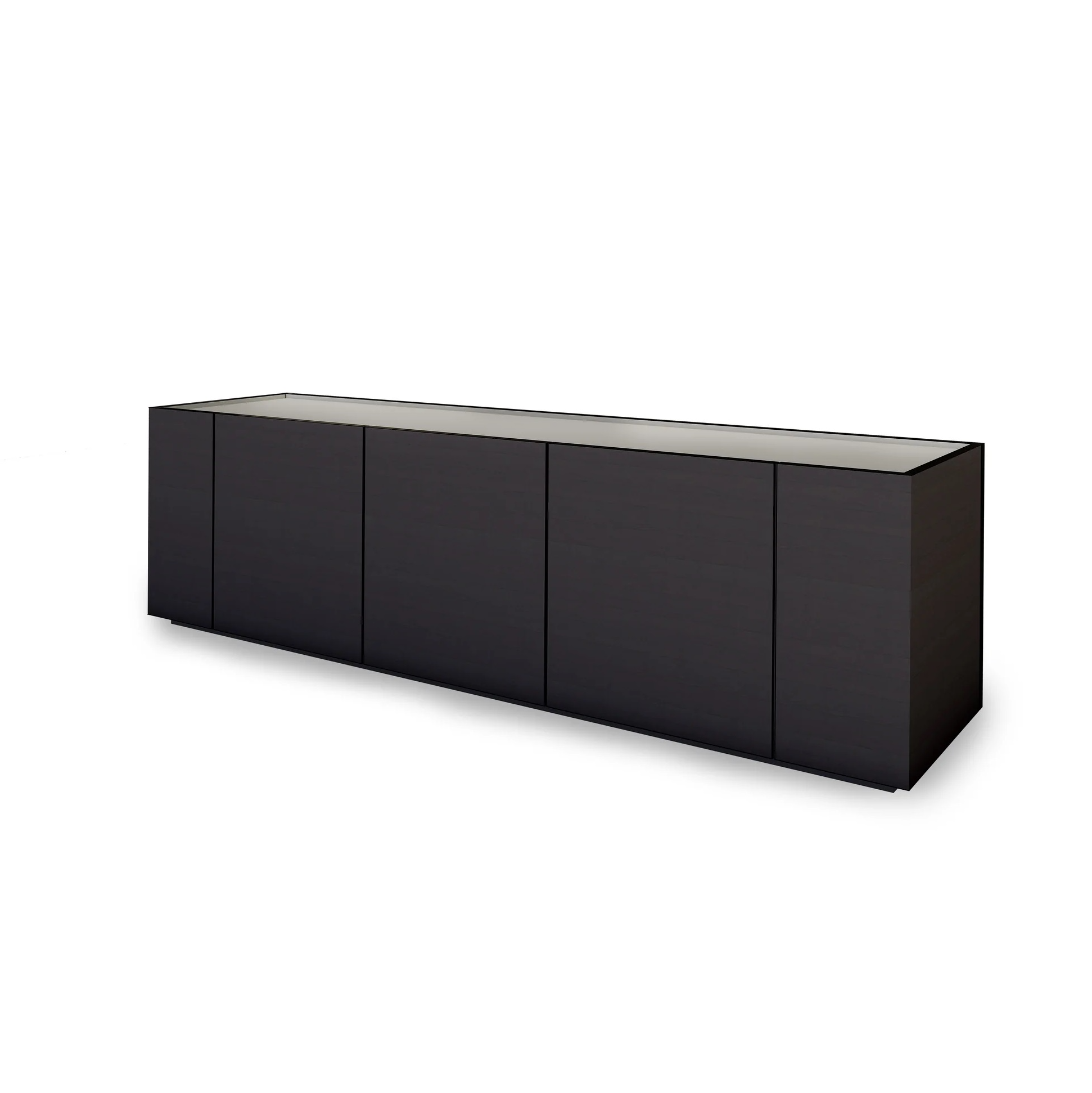 Cornice Dark Grey Ash Sideboard