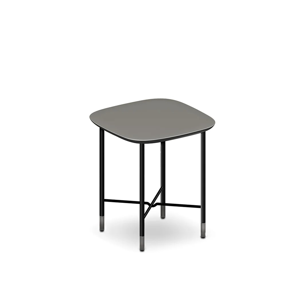 Mambo Ash Greyb Cenere Lacquered Square Coffee Table