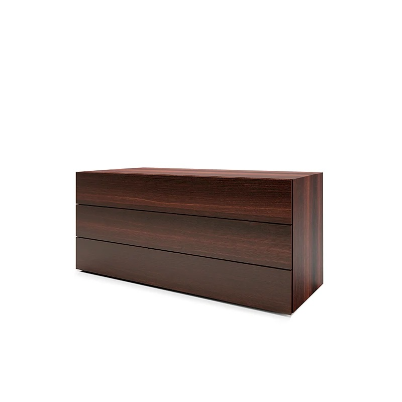 People 3-Drawer Burnt Oak Dresser
