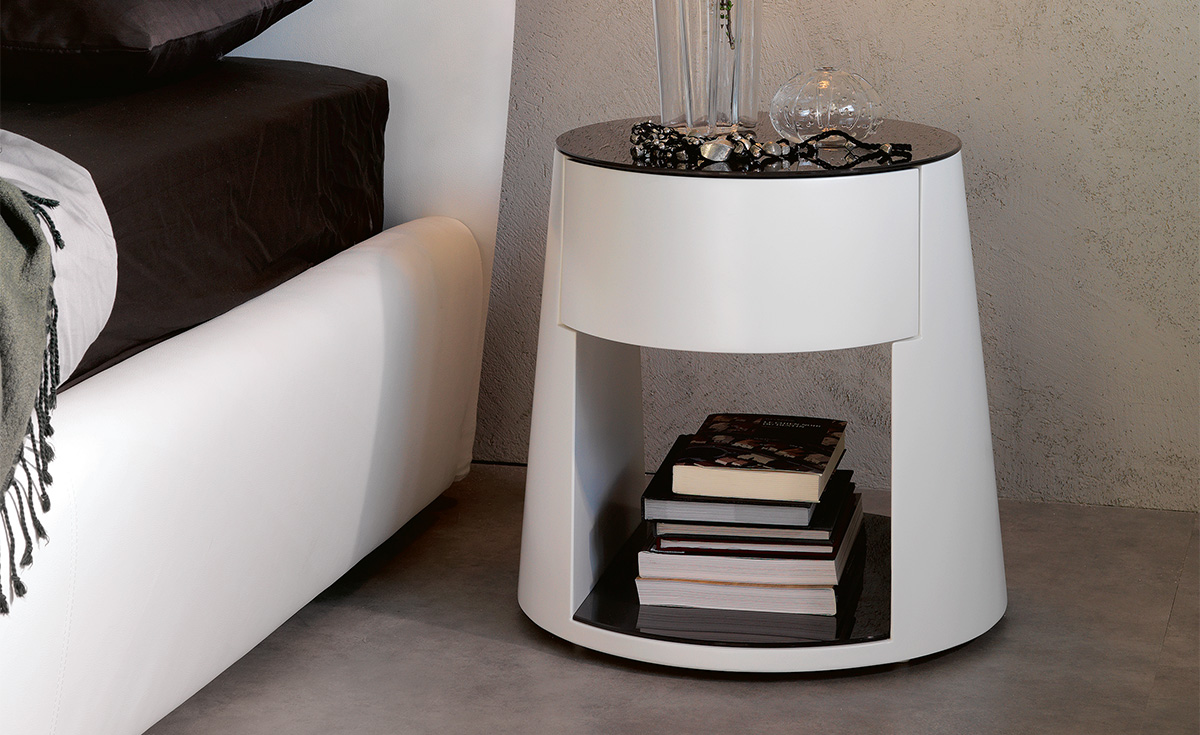 Cattelan Italia Nigel Round Nightstand