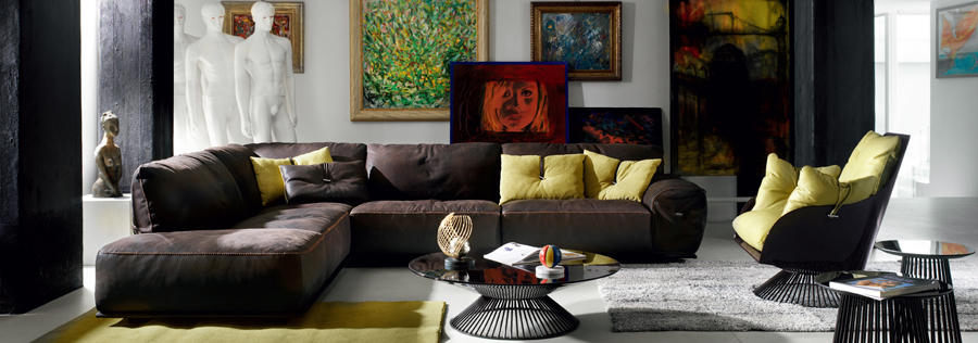 Limousine Corner Sectional Sofa with Peninsula - Thumbnail 4