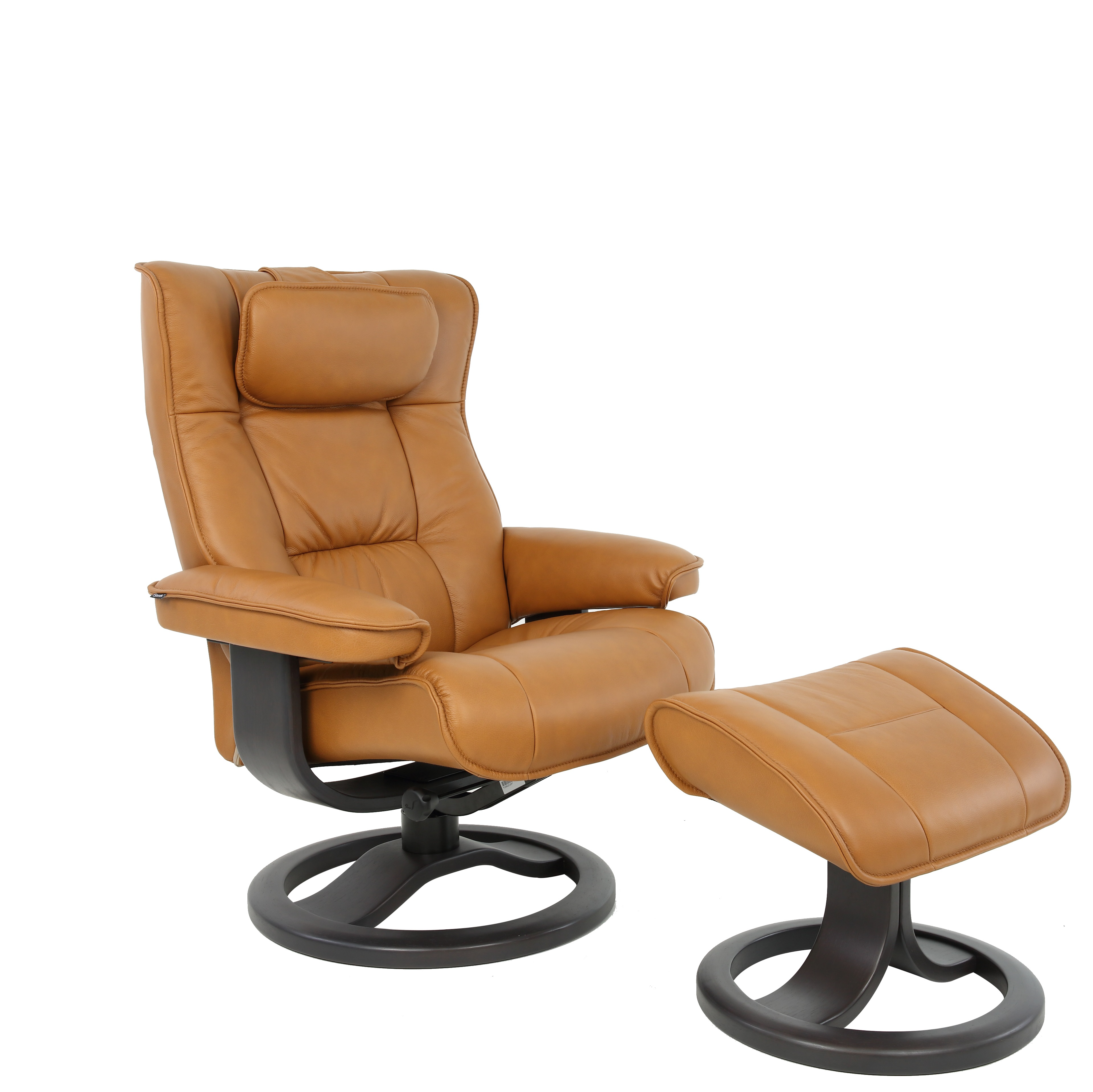 Fjords Regent R Recliner with Ottoman by Fjords