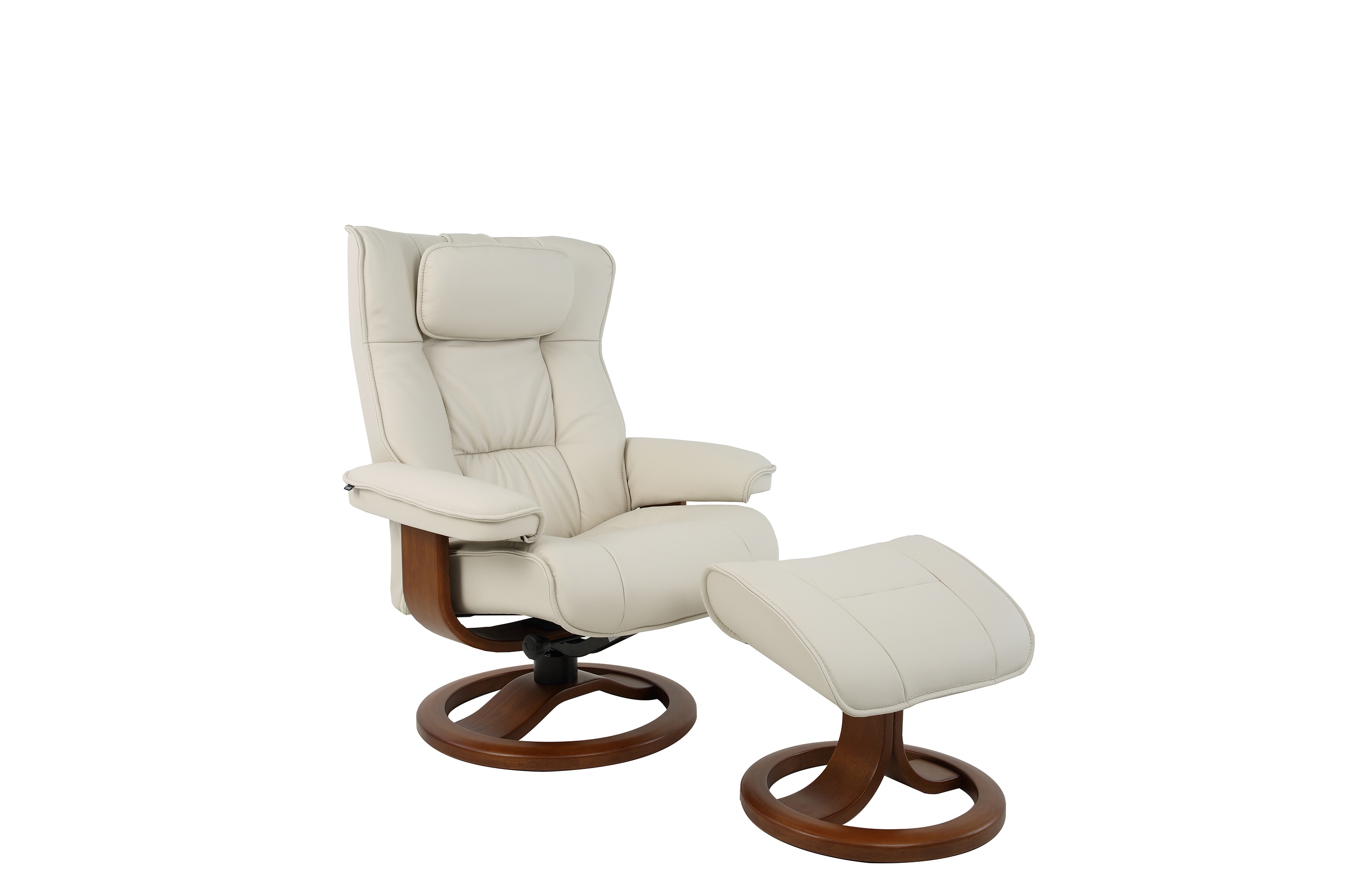 Fjords Regent R Recliner with Ottoman by Fjords