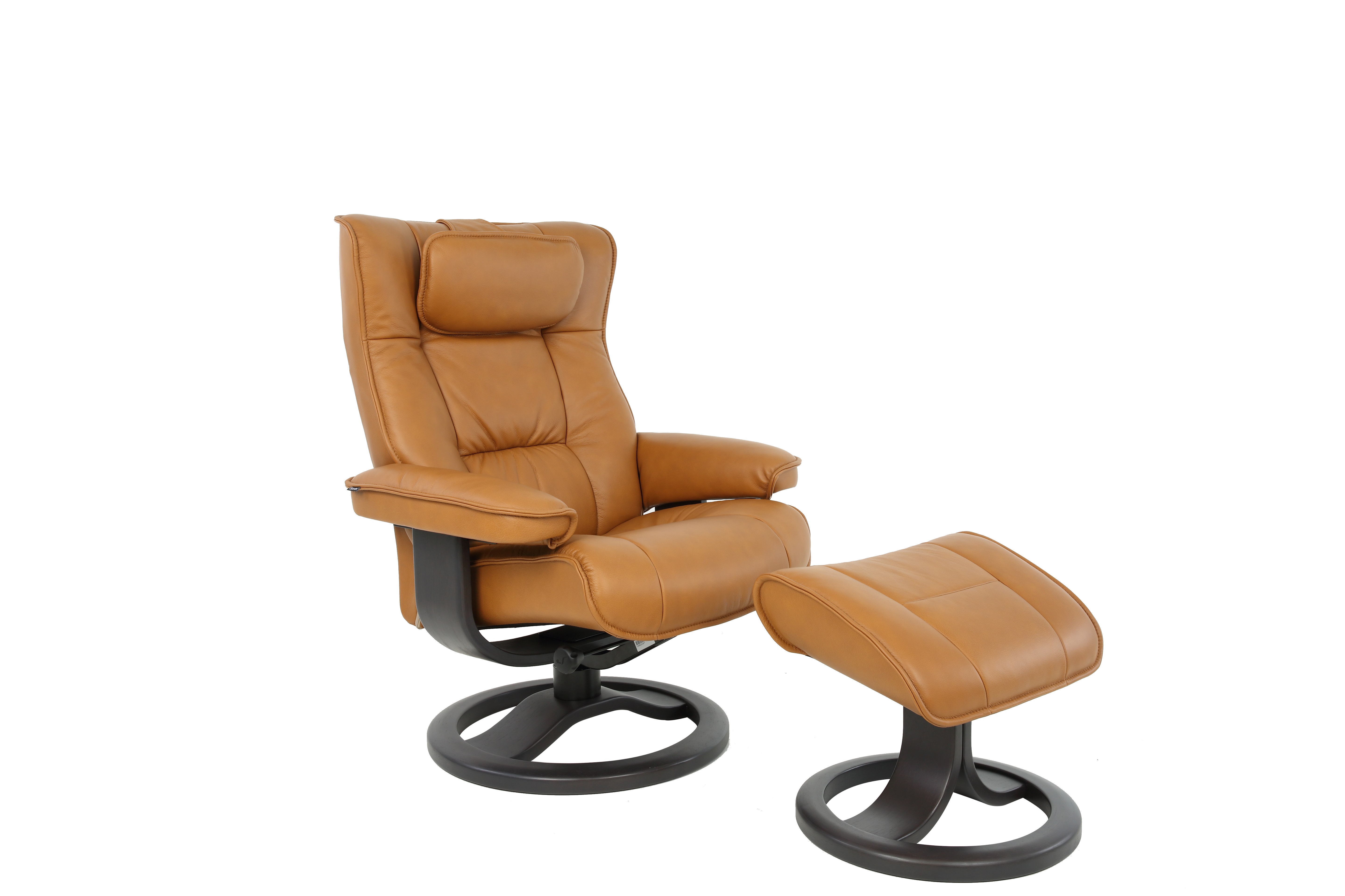 Fjords Regent R Recliner with Ottoman by Fjords