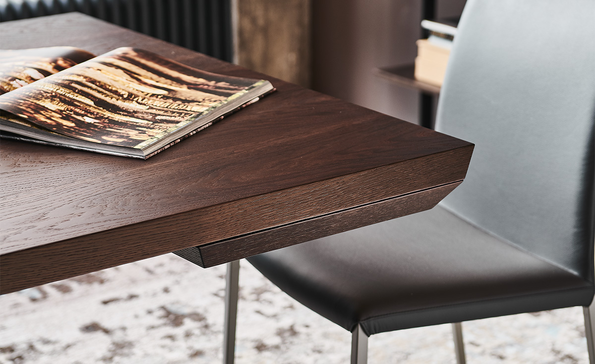 Cattelan Italia Eliot Wood Drive Dining Table - Thumbnail 2