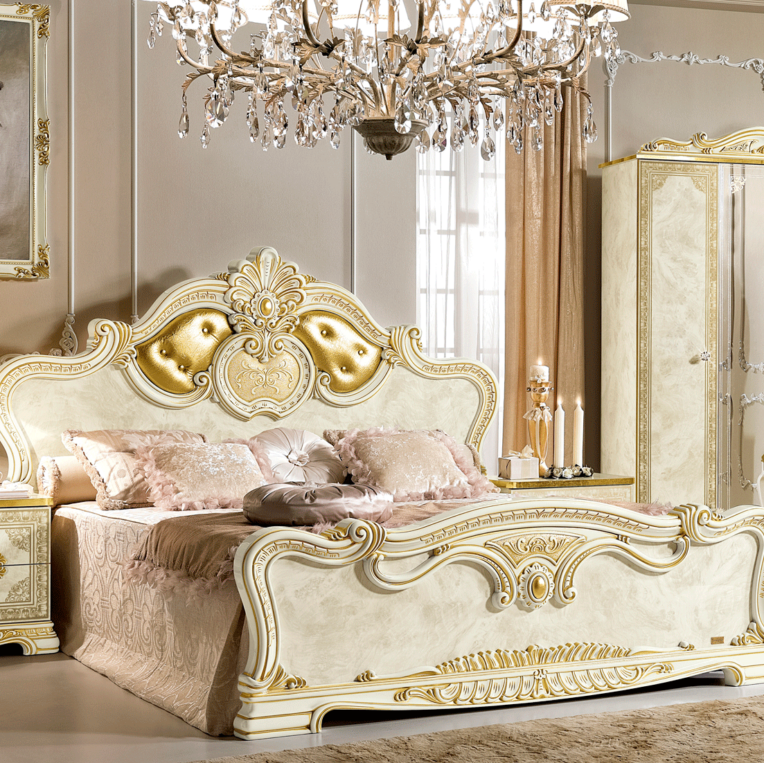 Leonardo Contemporary Italian Bed